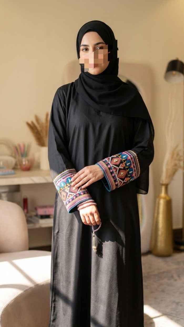 Elan Embroidered Abaya