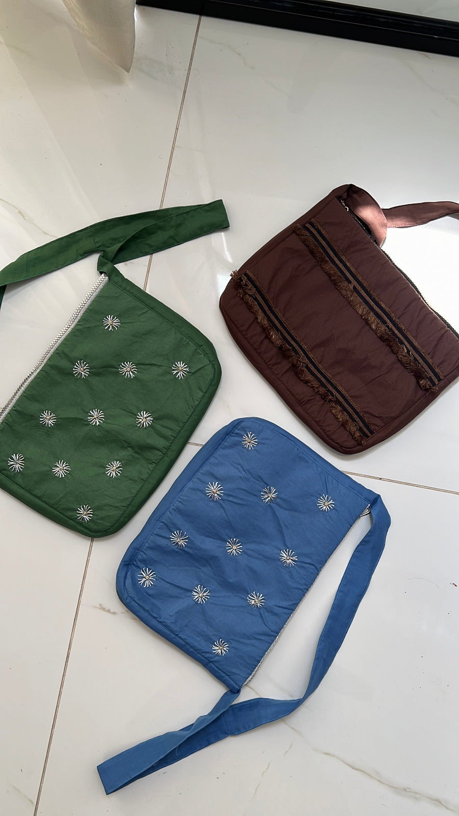 Sapphire Lawn Abaya with Daisy handwork