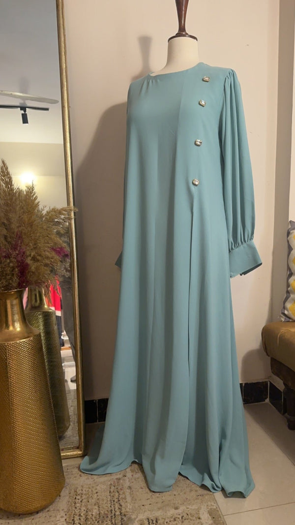 Abaya with Side Tuck! (pink)