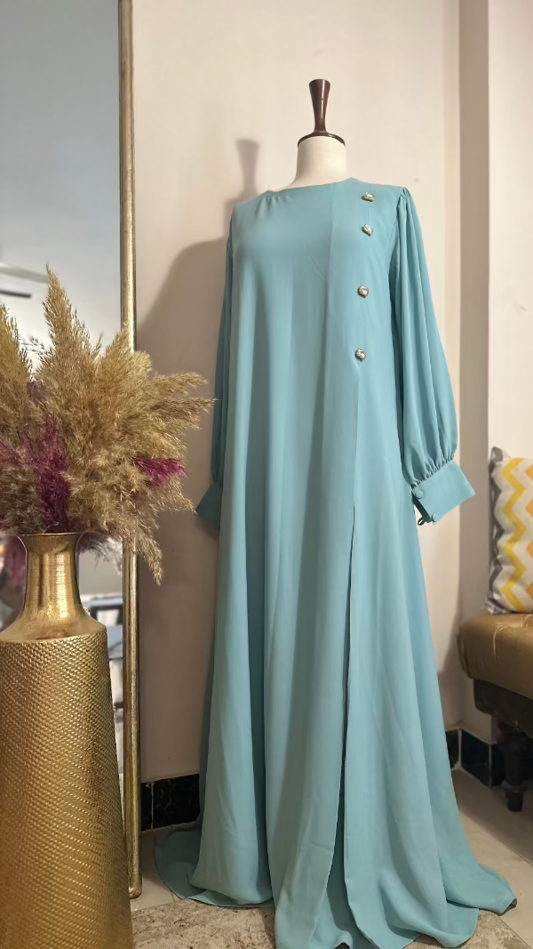 Abaya with Side Tuck! (pink)