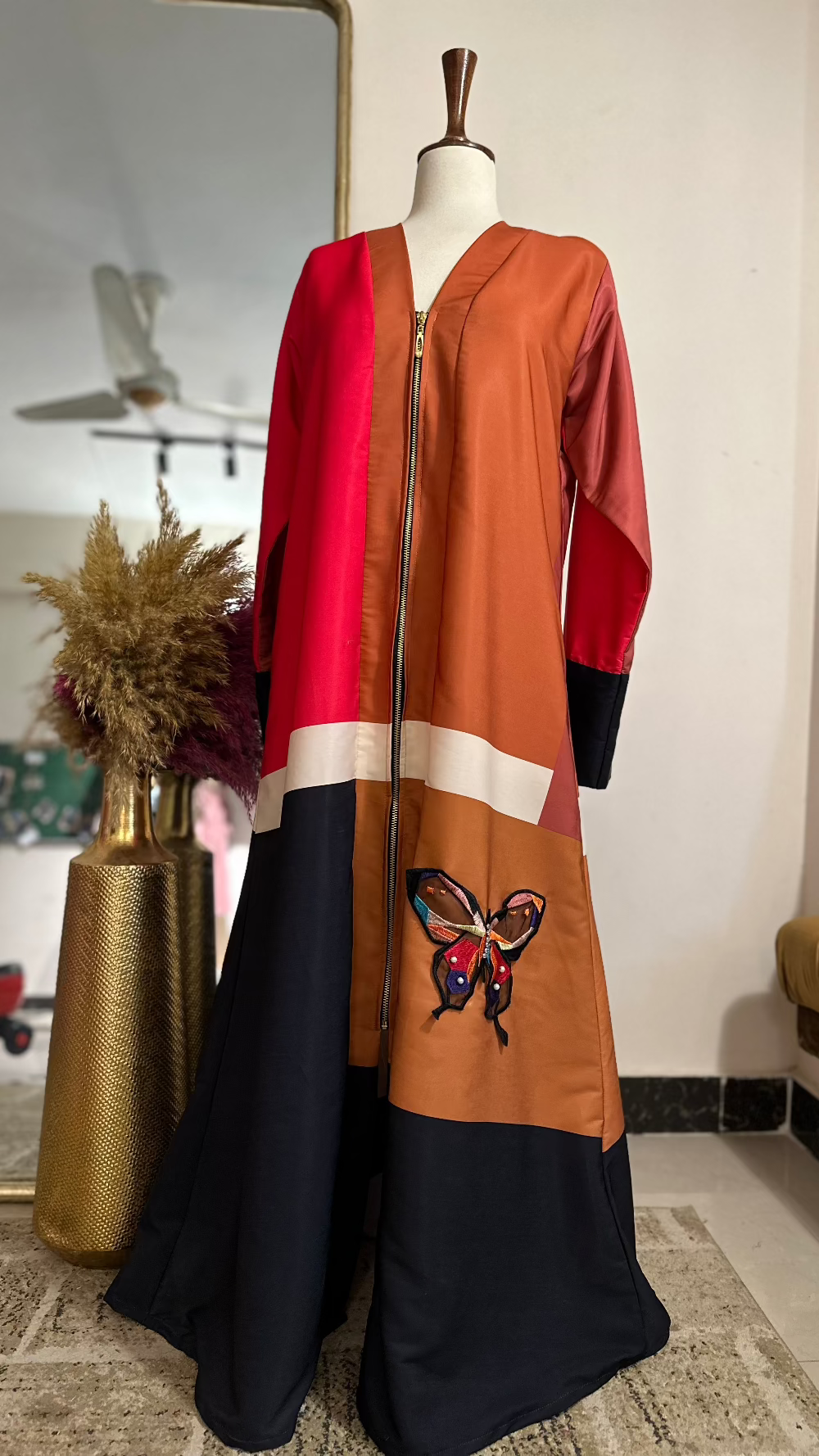 Abaya with butterfly