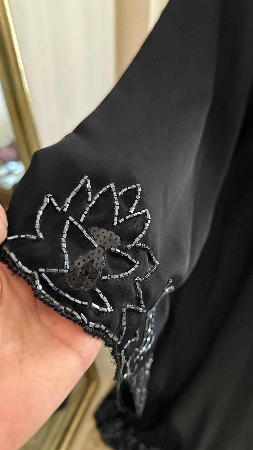 Cutdana Handwork Abaya