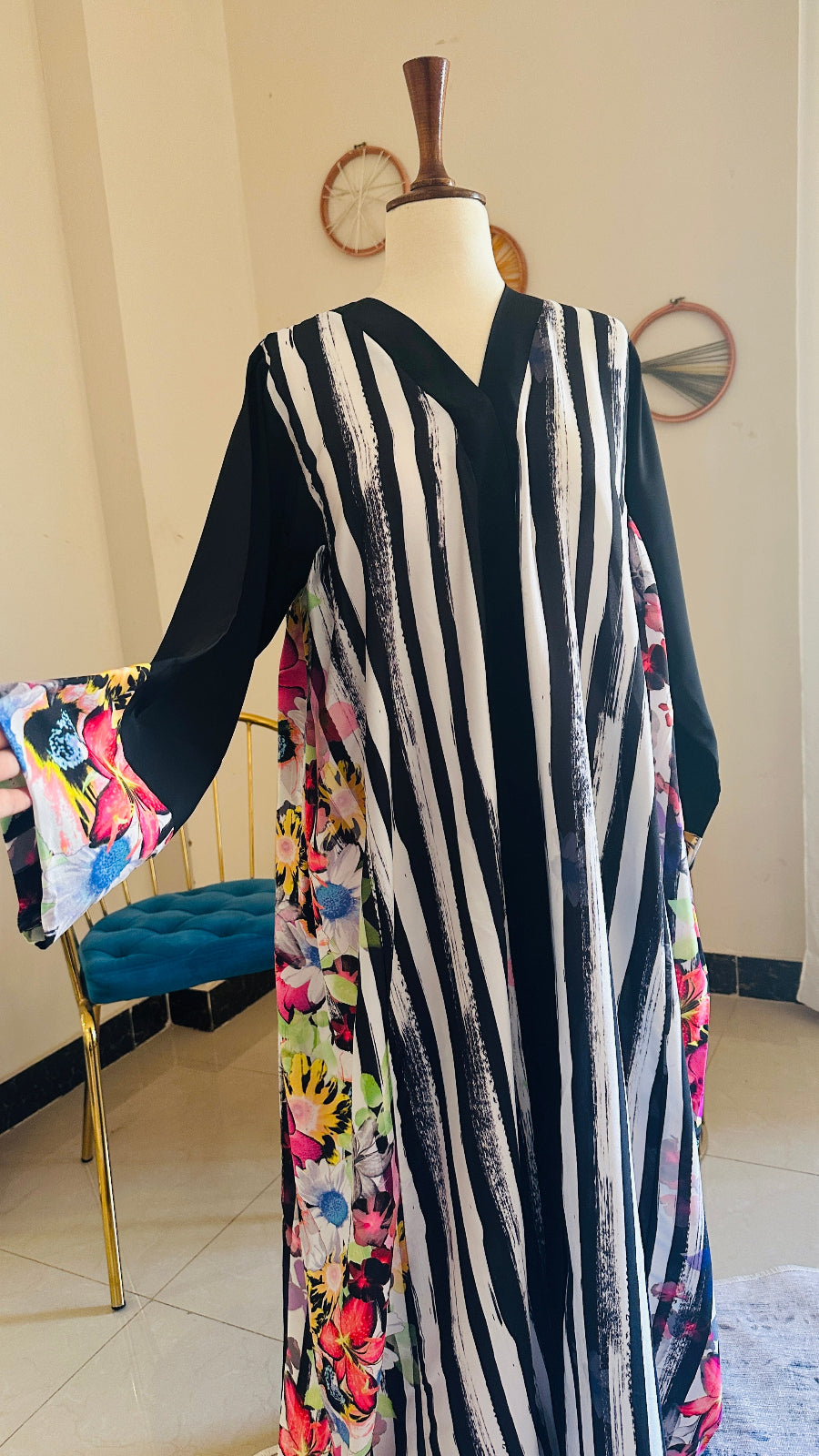 Floral Print abaya
