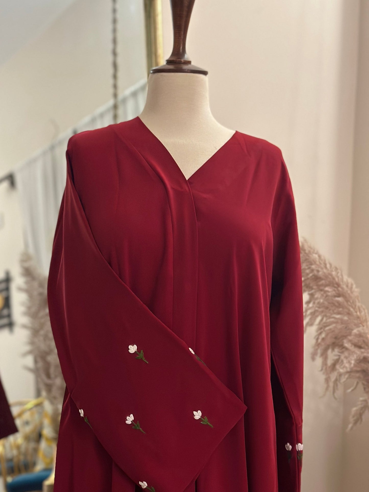 Tulips floral abaya (Available in more colors)