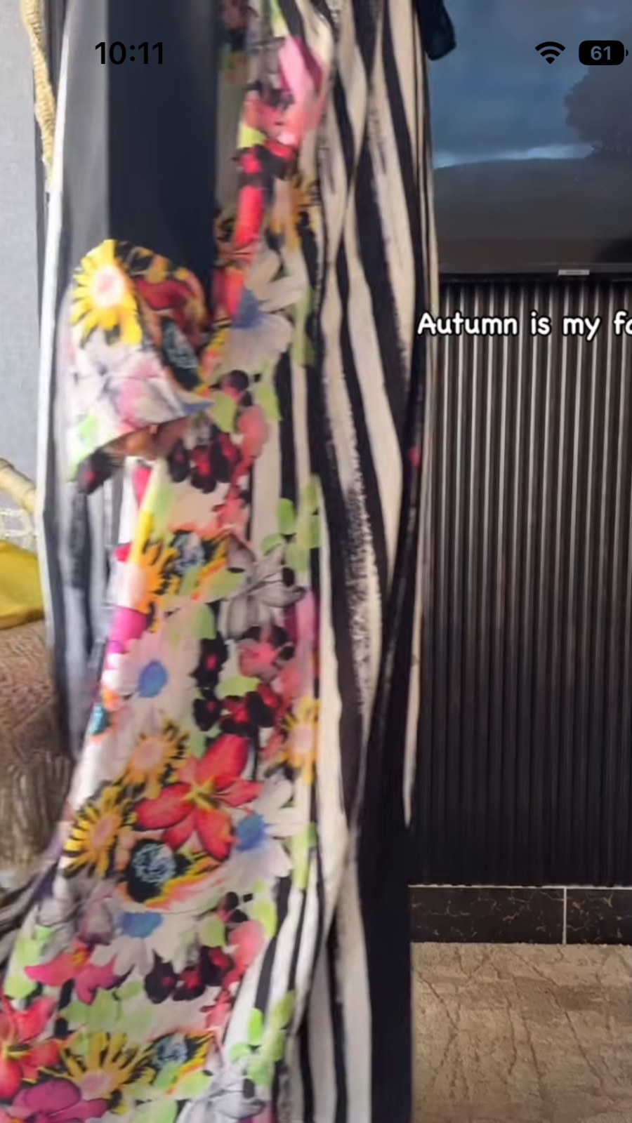 Floral Print abaya