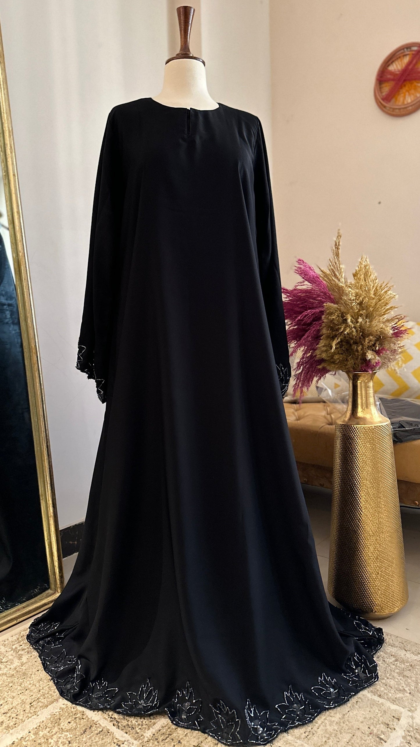 Cutdana Handwork Abaya