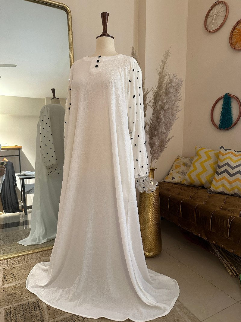 Puff Sleeves Abaya