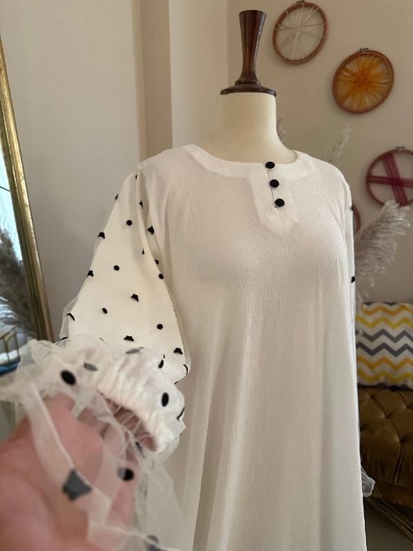 Puff Sleeves Abaya