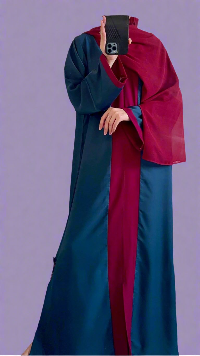 Abaya with butterflies on both sides π¦