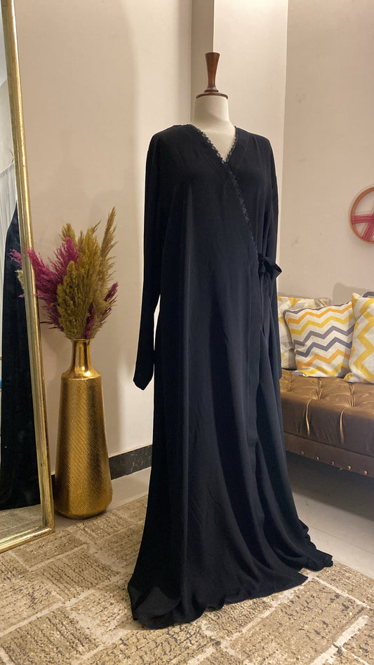 Angrakha style abaya.