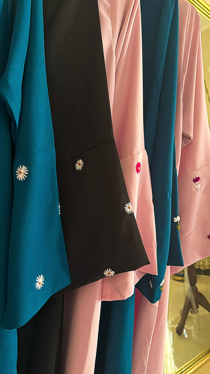 Daisy floral abaya (Available in more colors)