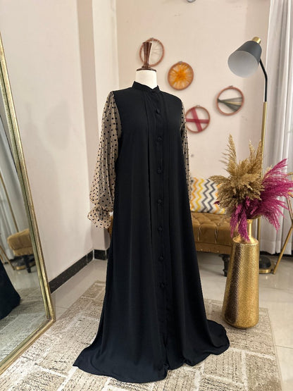 Puff Sleeves Abaya