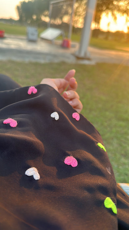 Heart Sleeves abaya