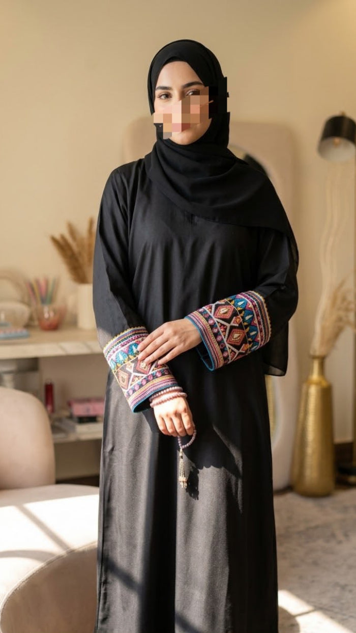 Elan Embroidered Abaya