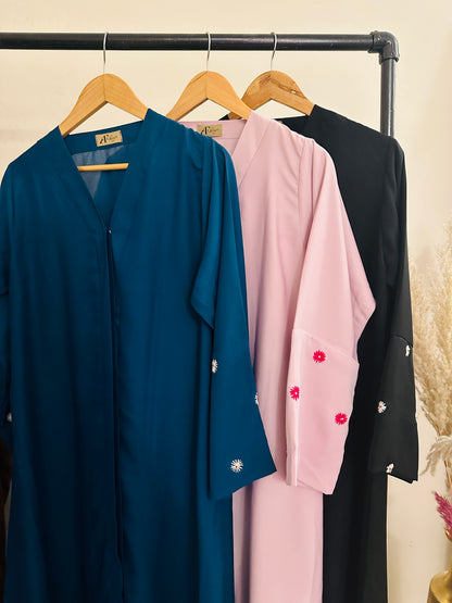 Daisy floral abaya (Available in more colors)