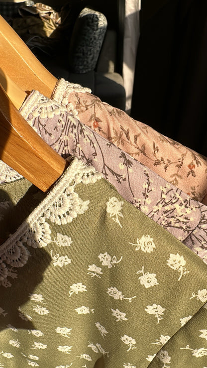 Floral Printed Abaya