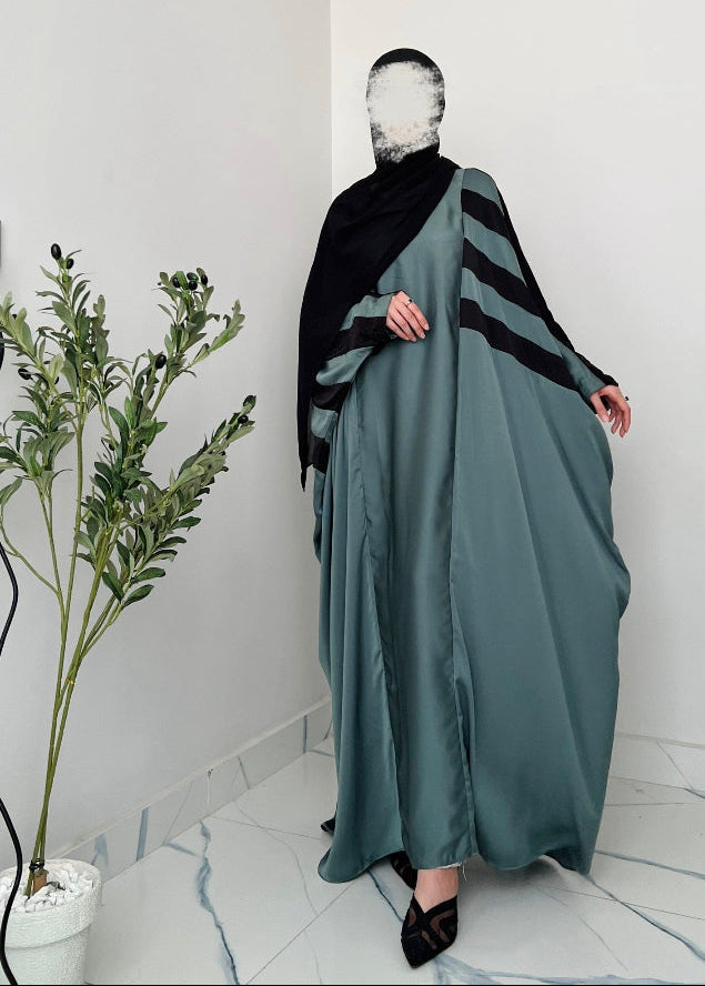 Striped Baggy Style Abaya