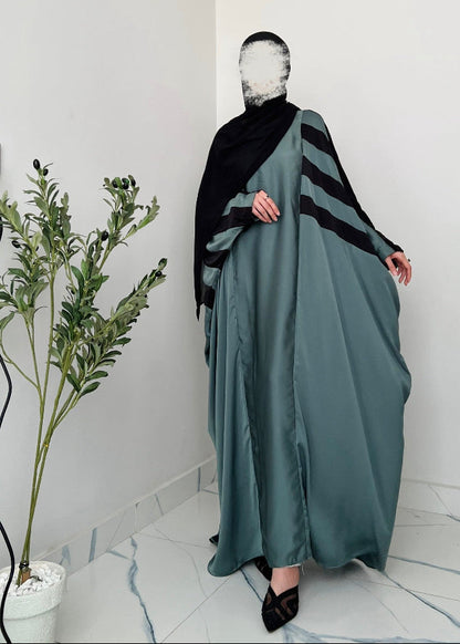 Striped Baggy Style Abaya