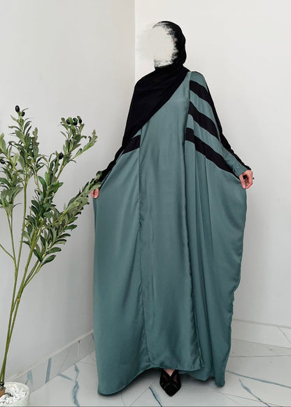 Striped Baggy Style Abaya