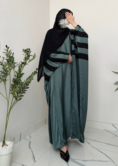 Striped Baggy Style Abaya