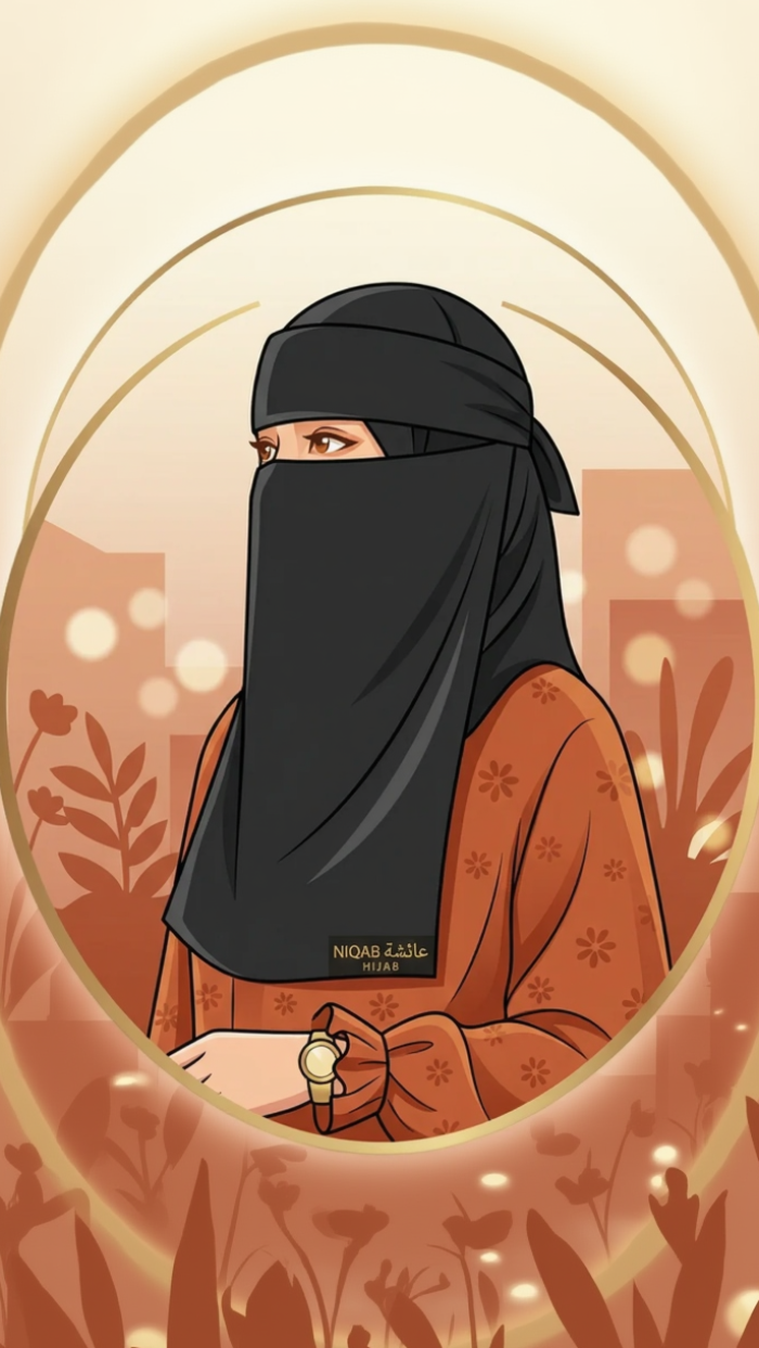 Matching Scarf-niqab Set