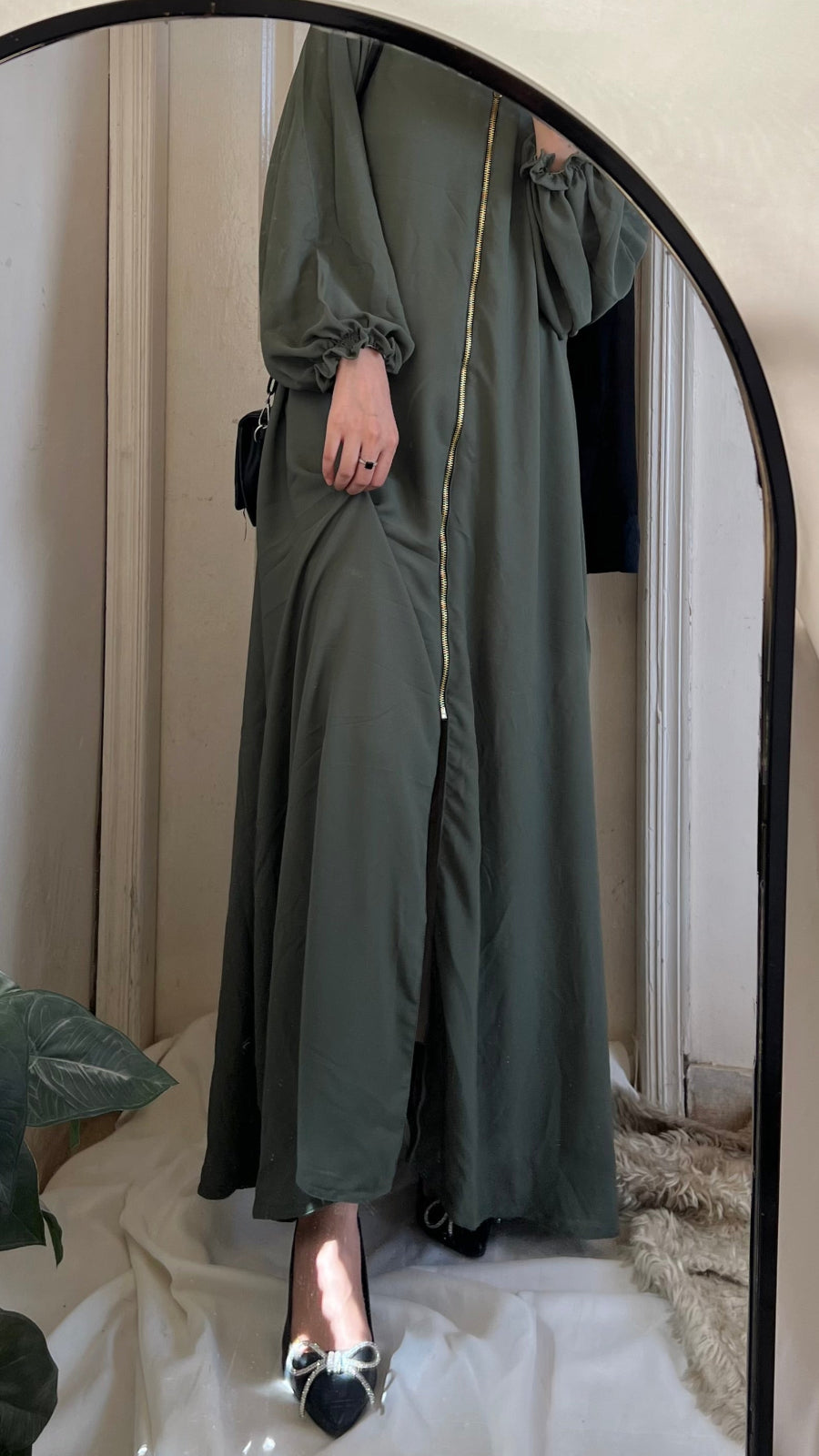 Long Zip Style abaya