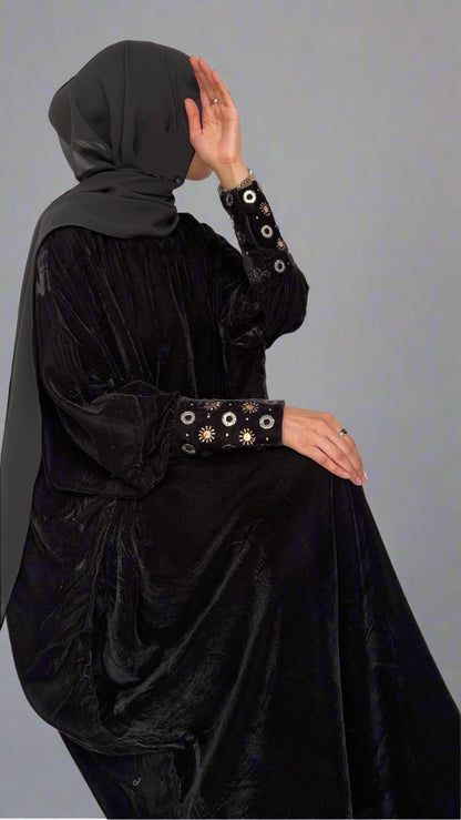 Velvet With Dabka Handwork