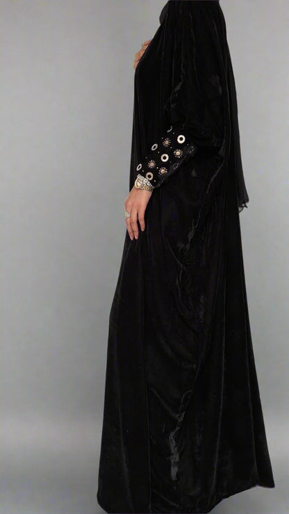 Velvet With Dabka Handwork