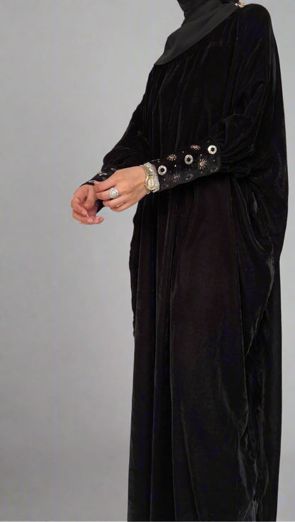 Velvet With Dabka Handwork