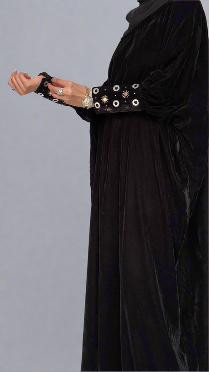 Velvet With Dabka Handwork