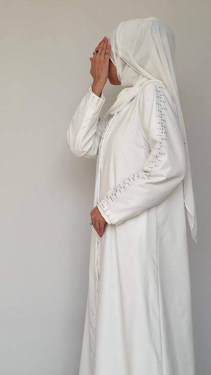 🤍White Abaya🤍