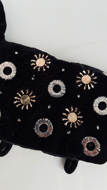 Velvet With Dabka Handwork