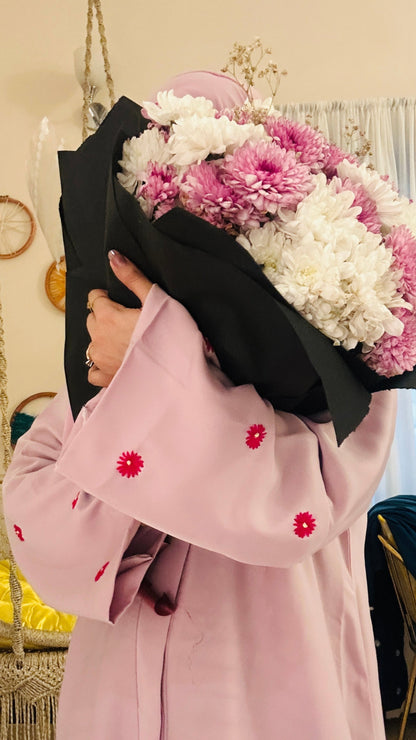 Daisy floral abaya (Available in more colors)