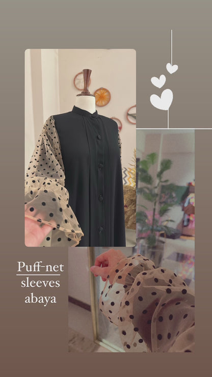 Puff Sleeves Abaya