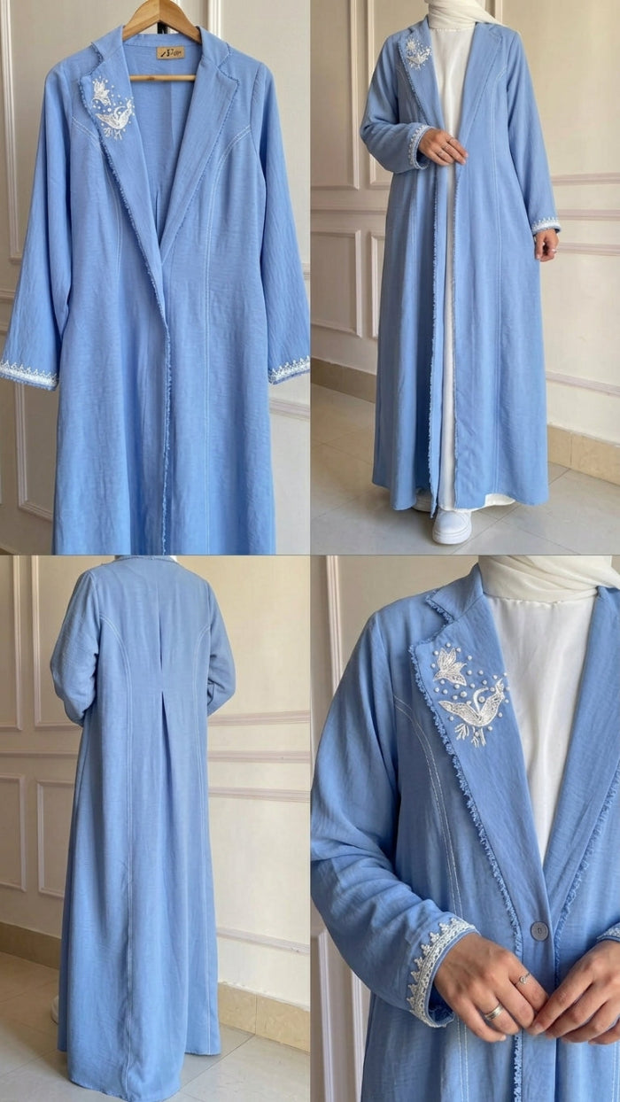 Ice Blue Long Coat