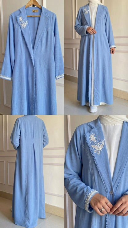 Ice Blue Long Coat