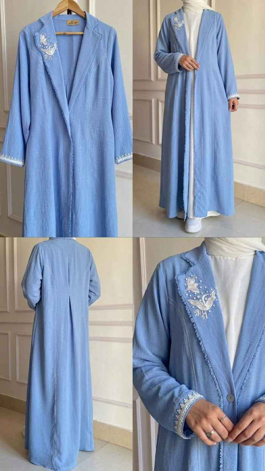 Ice Blue Long Coat