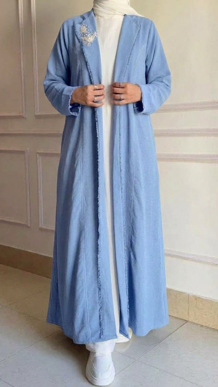 Ice Blue Long Coat