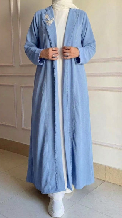 Ice Blue Long Coat