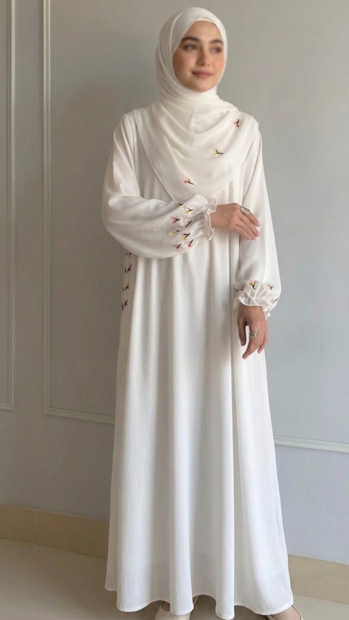 Floral Embroidery (Hajj Abaya)